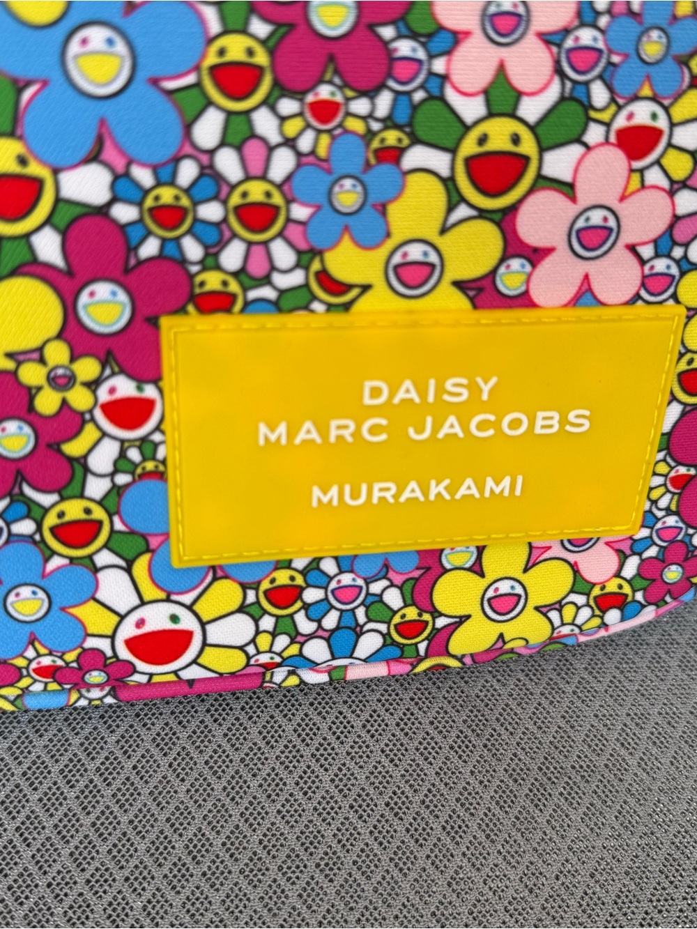Marc Jacobs x Murakami Daisy Flower Print Zip Pouch Yellow Tablet Case - Picture 5 of 6